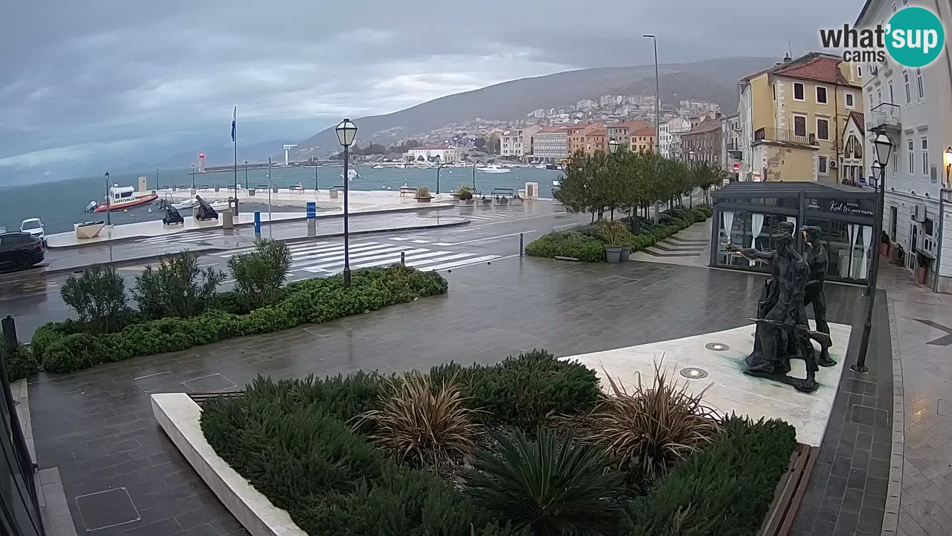 Live webcam Senj riva – fronte mare