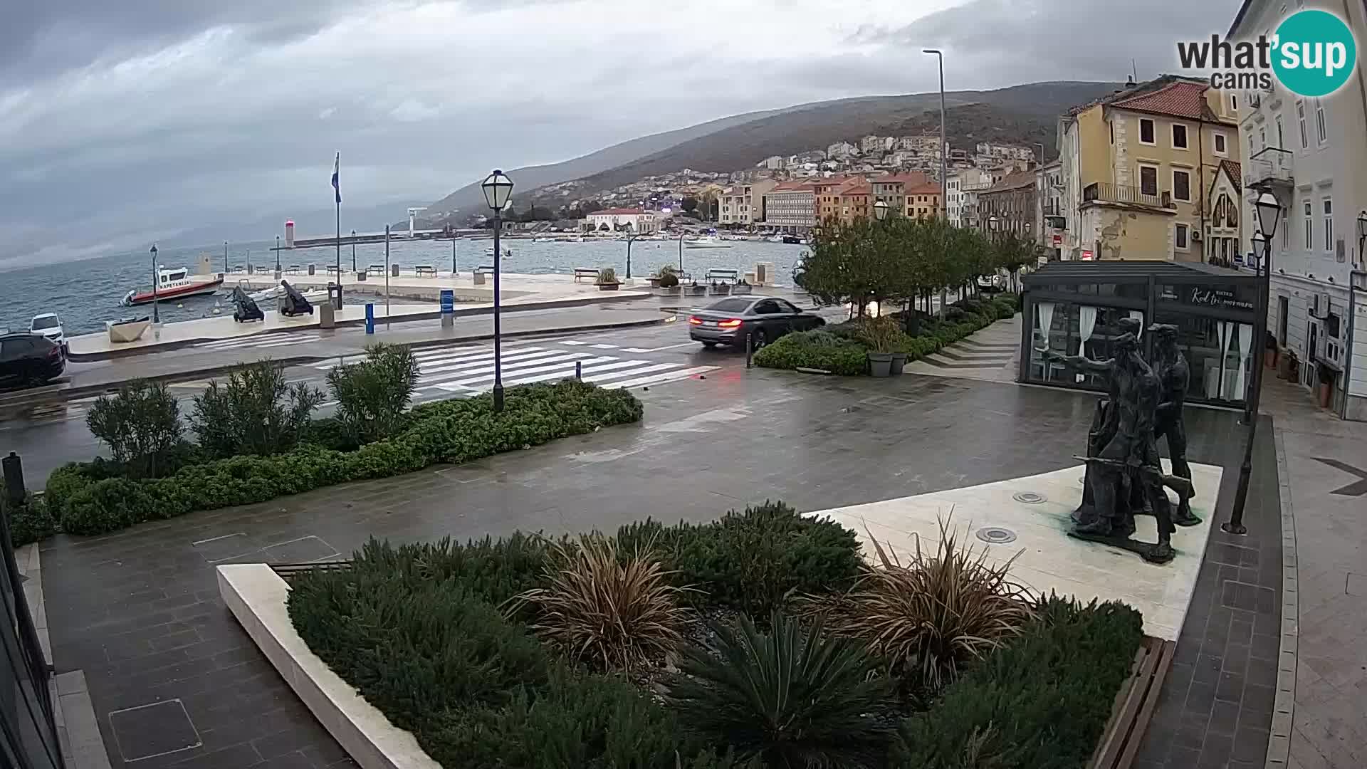 Live webcam Senj riva – fronte mare