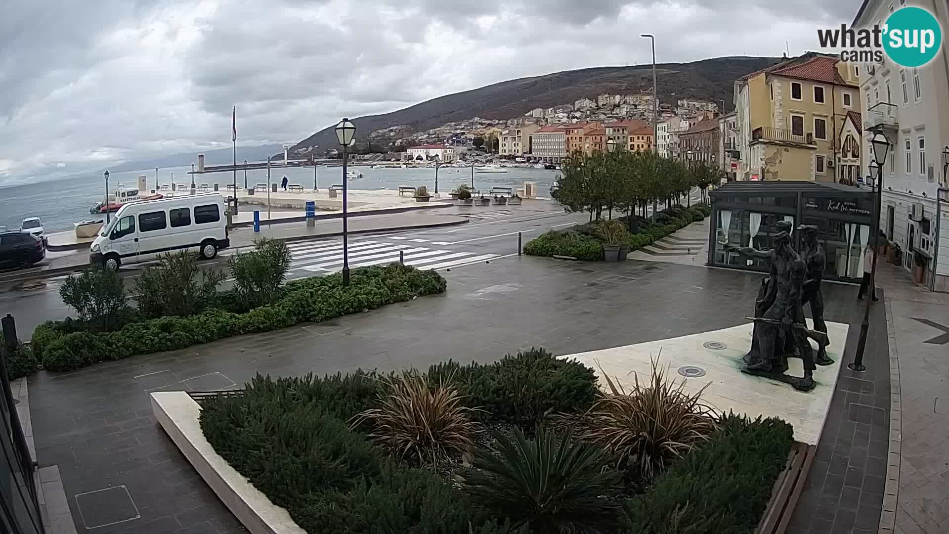 Live webcam Senj riva – fronte mare