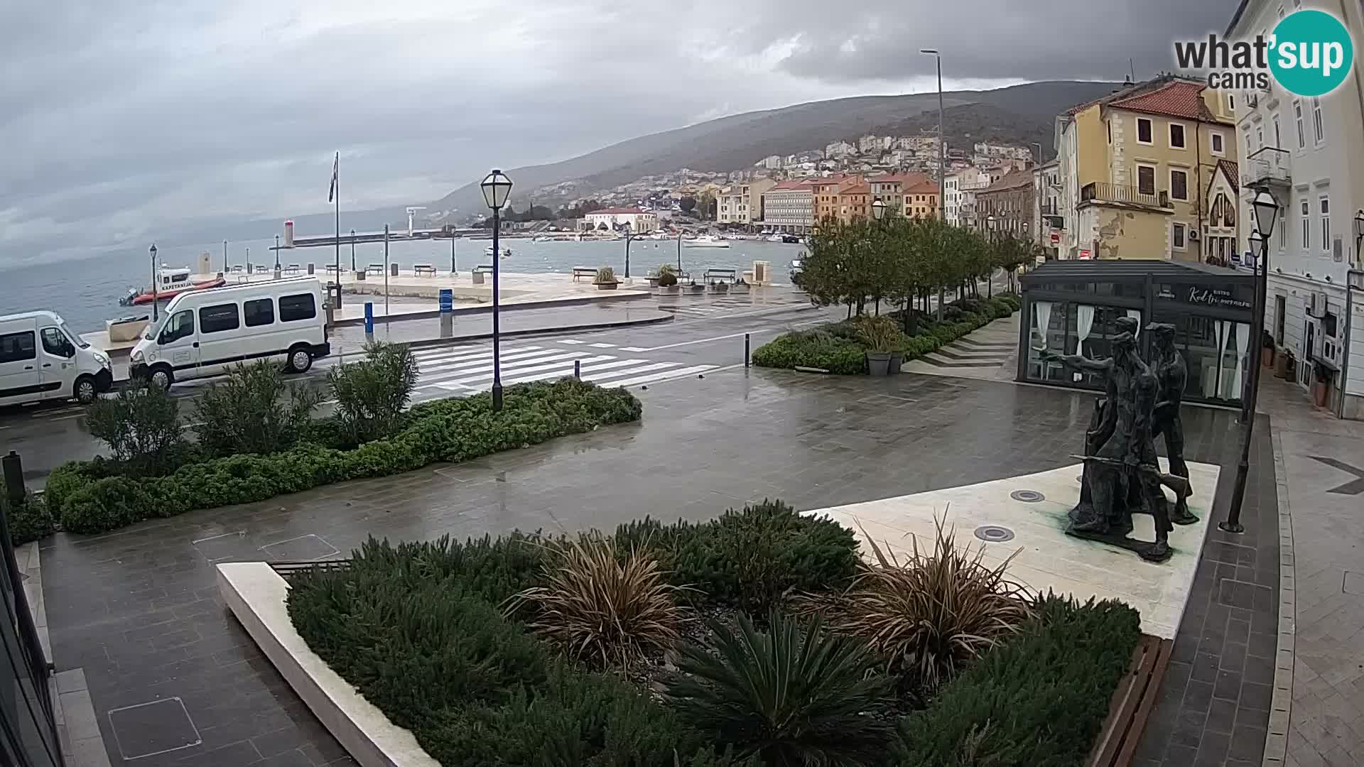 Live-Webcam Senj Riva – direkt am Meer – Kroatien