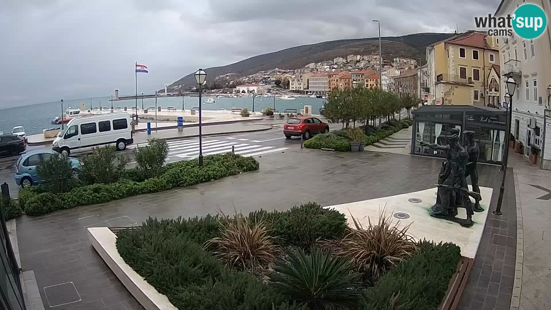 Live-Webcam Senj Riva – direkt am Meer – Kroatien