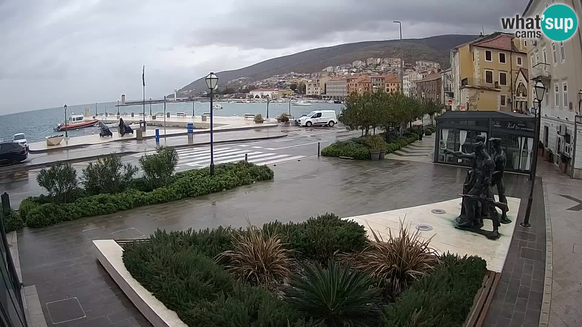 Live-Webcam Senj Riva – direkt am Meer – Kroatien