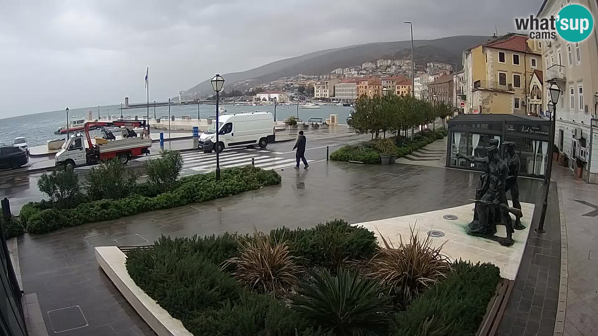 Live-Webcam Senj Riva – direkt am Meer – Kroatien