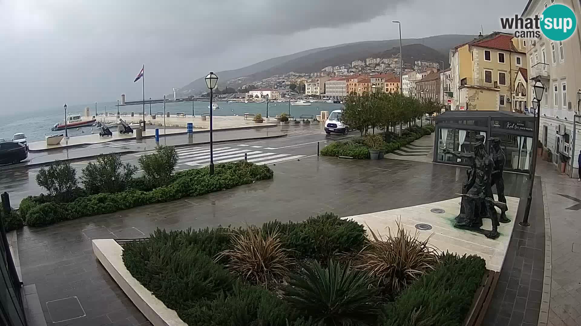 Live webcam Senj riva – fronte mare