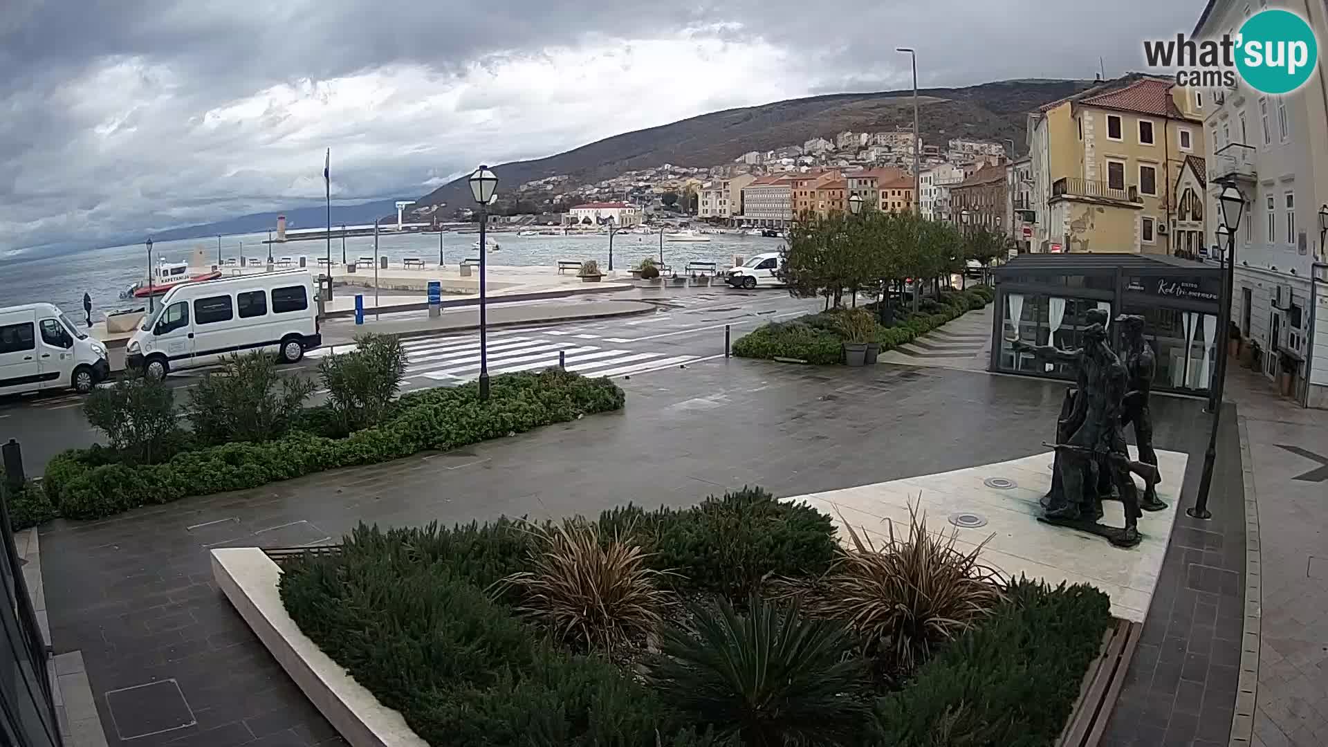 Live webcam Senj riva – fronte mare