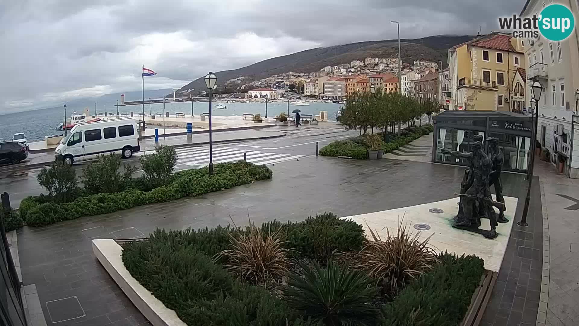 Live webcam Senj riva – fronte mare