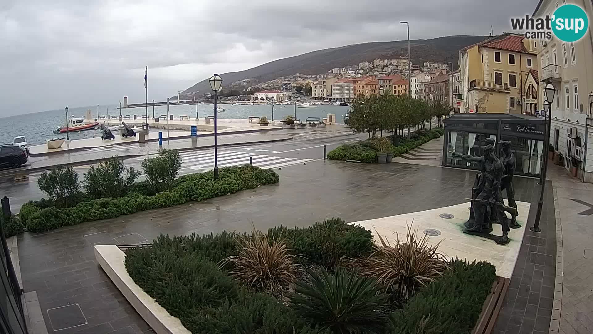 Spletna kamera v živo Senj riva – Hrvaška