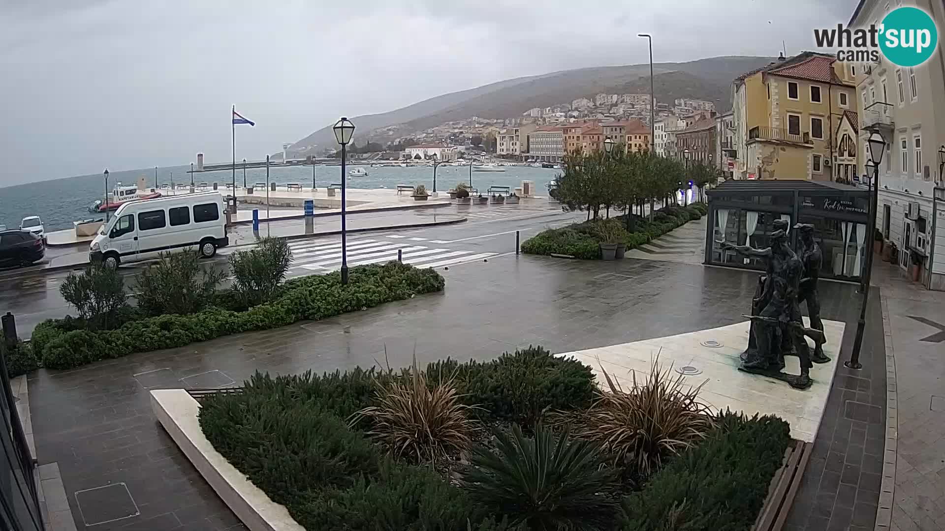 Live webcam Senj riva – fronte mare