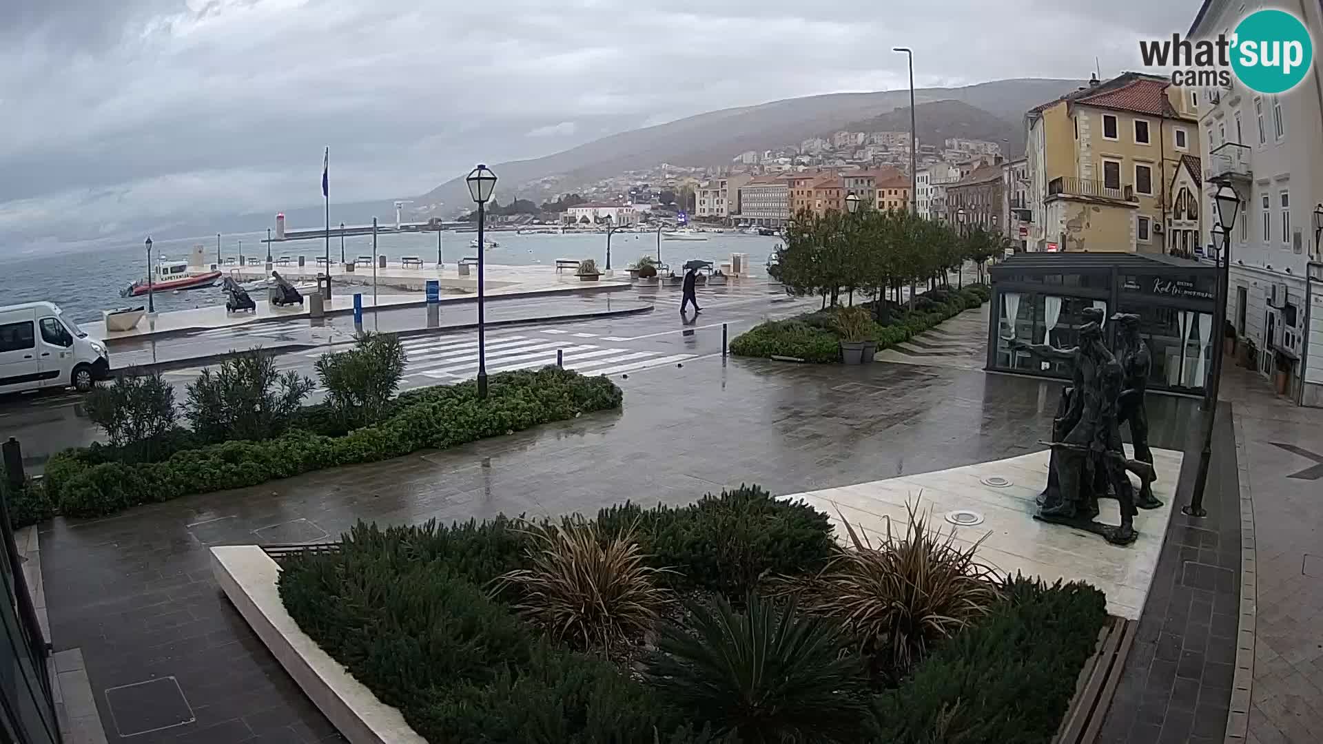 Webcam en vivo Senj riva – paseo marítimo