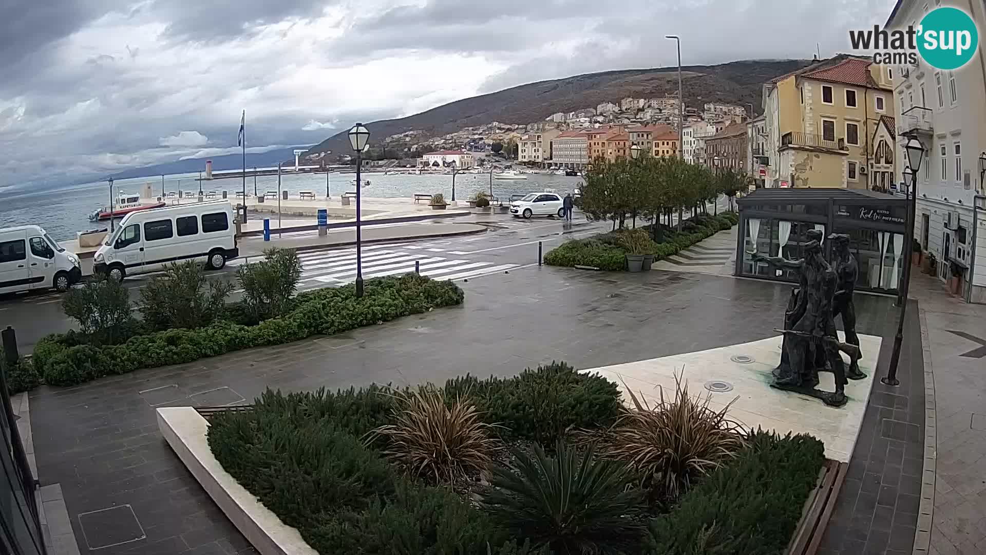 Live webcam Senj riva – fronte mare