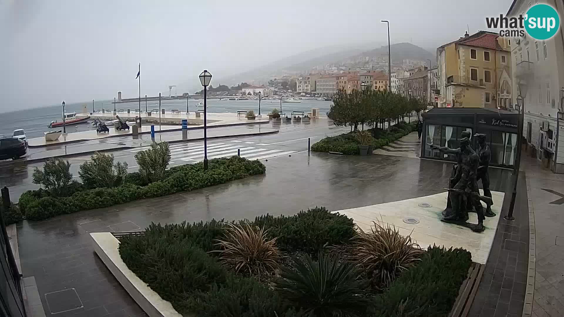 Live webcam Senj riva – fronte mare