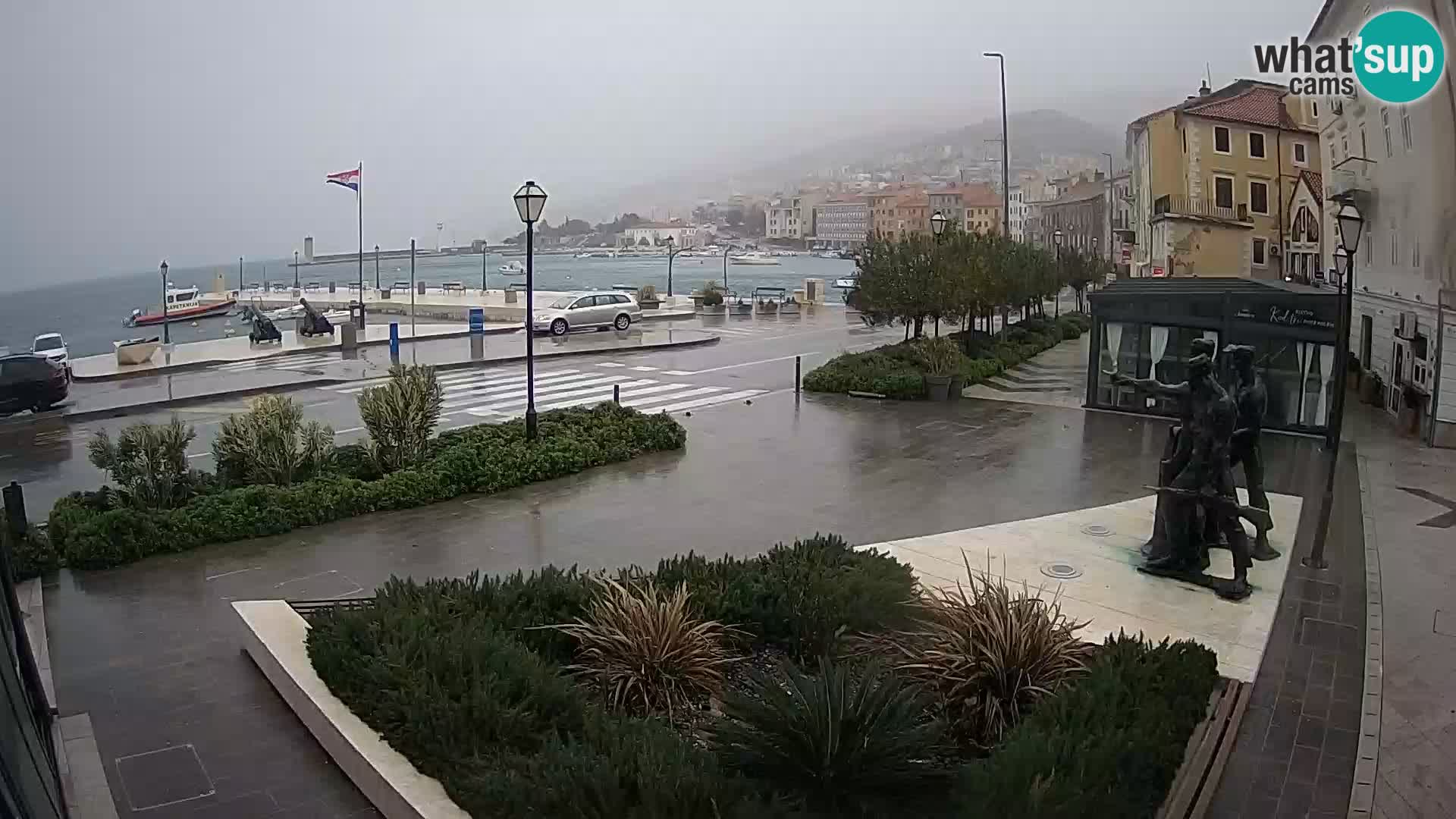 Live-Webcam Senj Riva – direkt am Meer – Kroatien