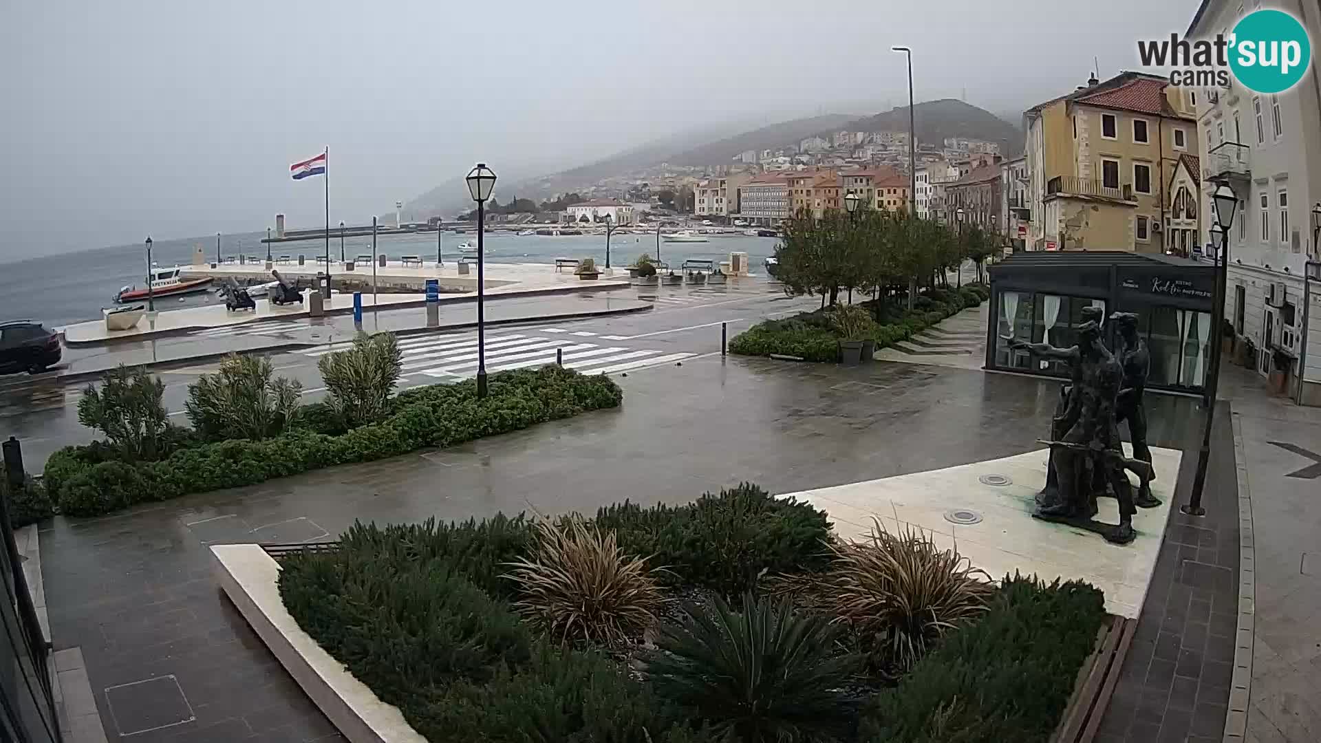 Live-Webcam Senj Riva – direkt am Meer – Kroatien