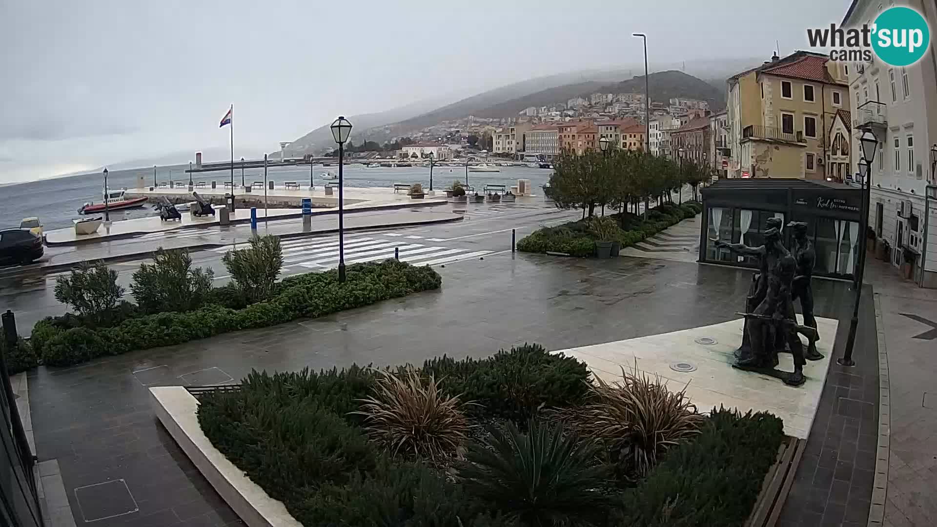 Live webcam Senj riva – fronte mare