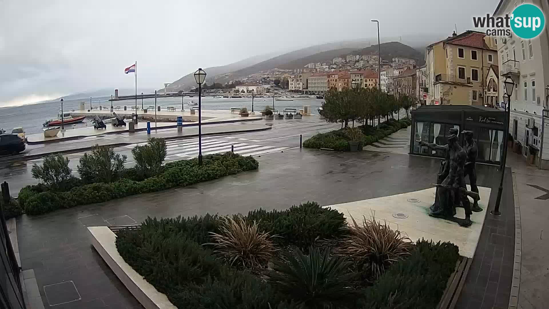 Live-Webcam Senj Riva – direkt am Meer – Kroatien