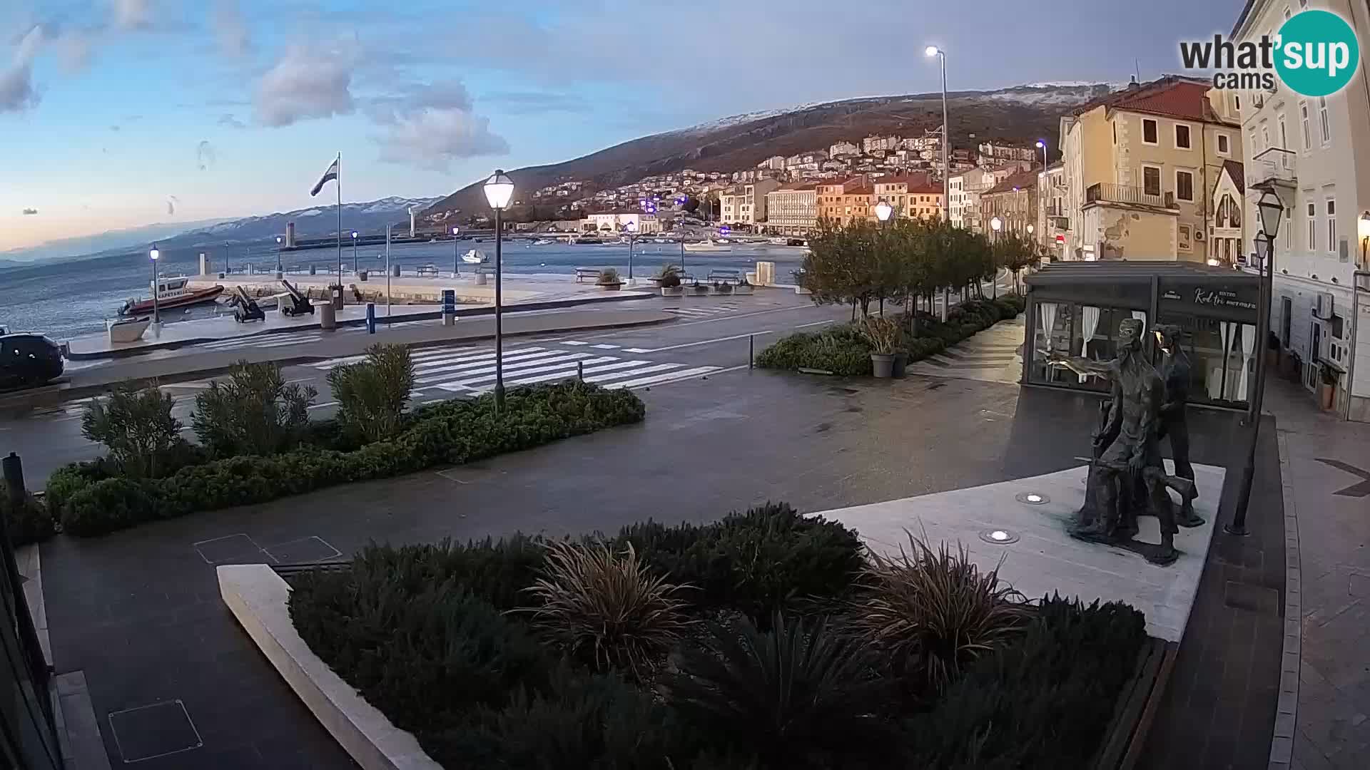 Live webcam Senj riva – fronte mare