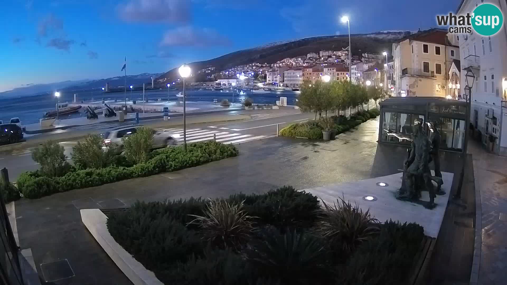 Live-Webcam Senj Riva – direkt am Meer – Kroatien