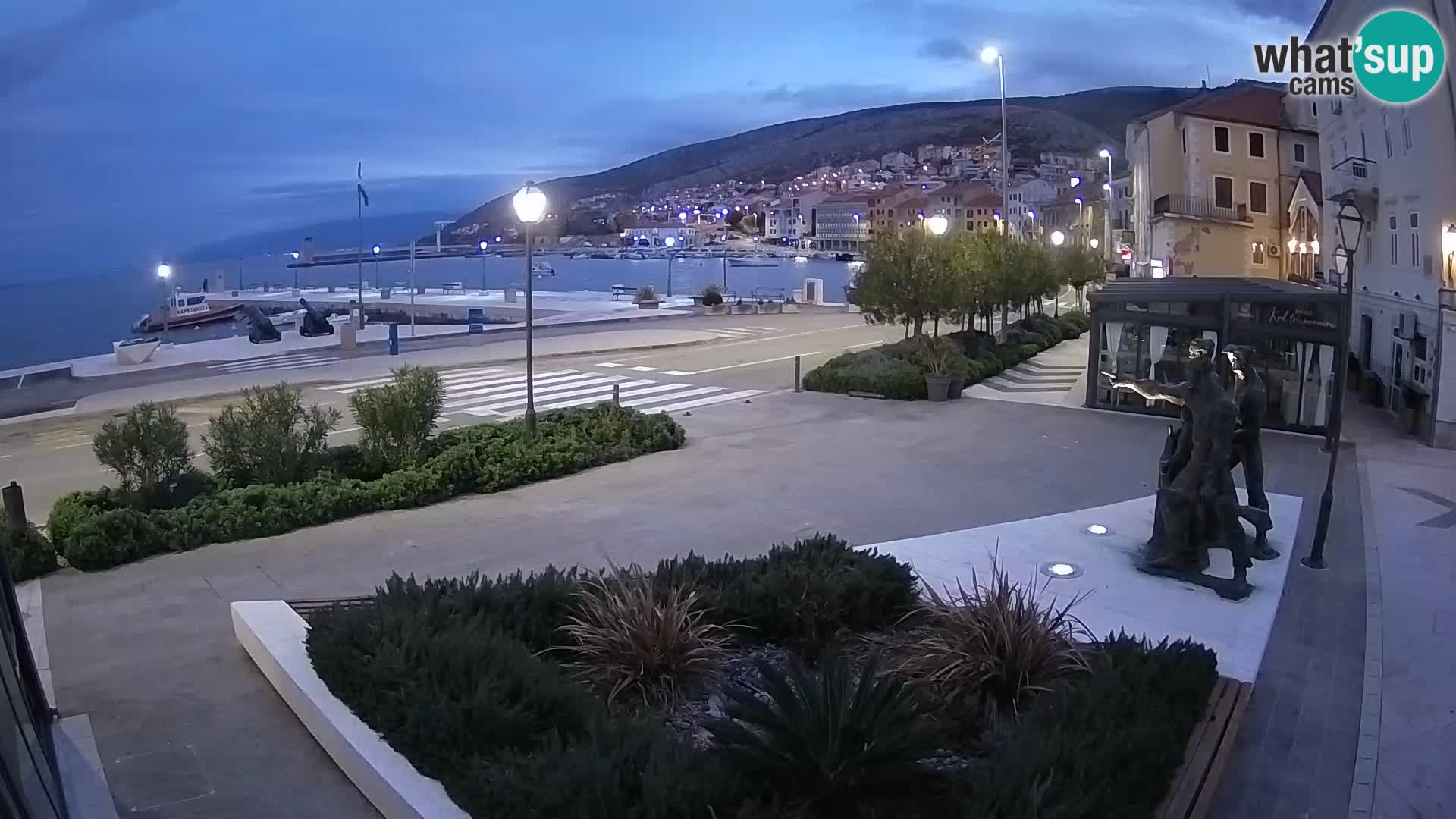 Live-Webcam Senj Riva – direkt am Meer – Kroatien