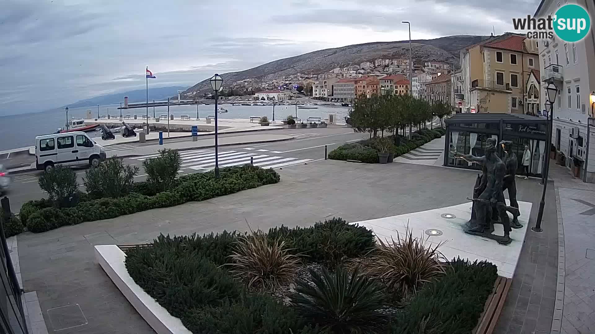 Live-Webcam Senj Riva – direkt am Meer – Kroatien