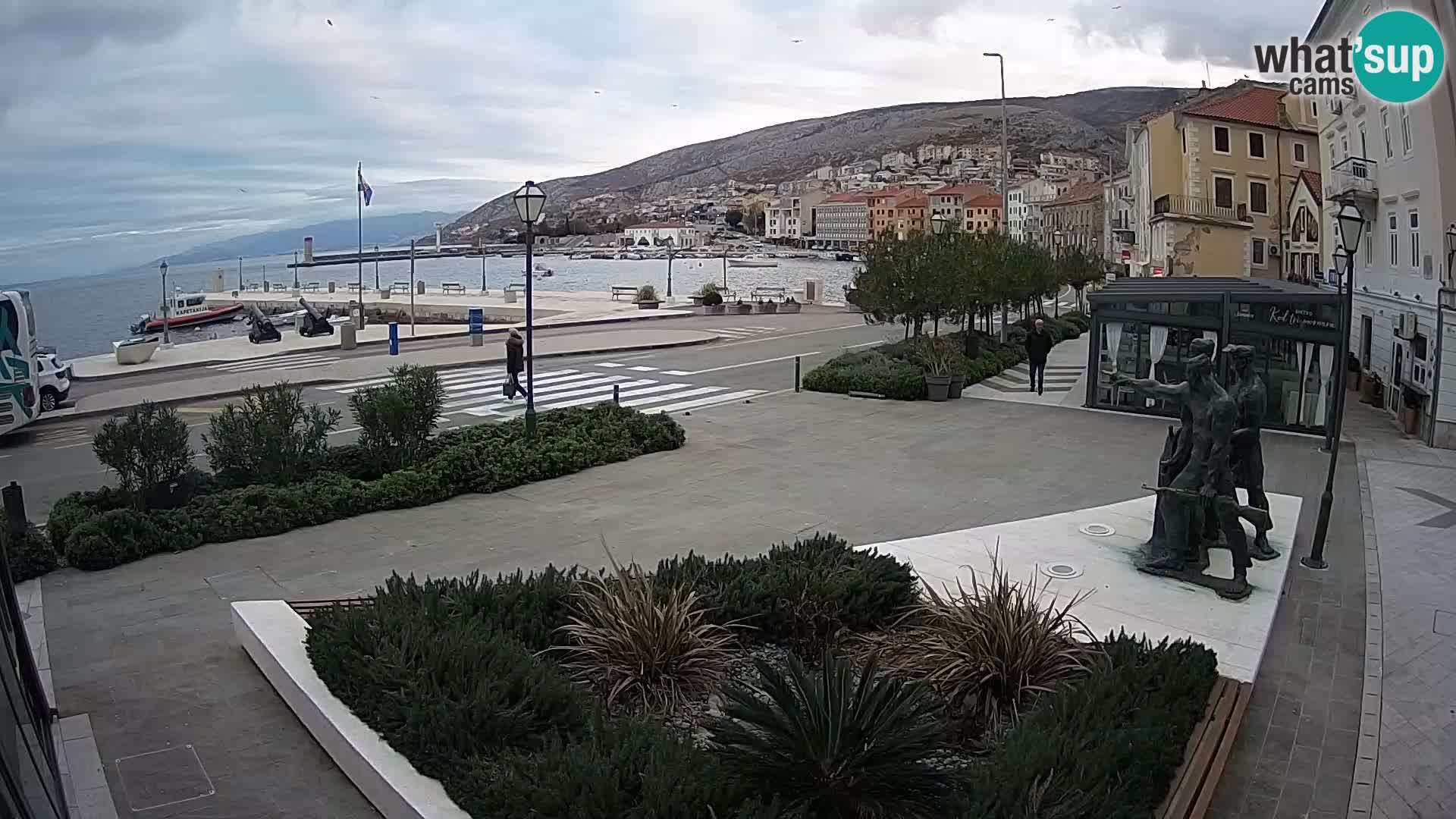 Live webcam Senj riva – fronte mare