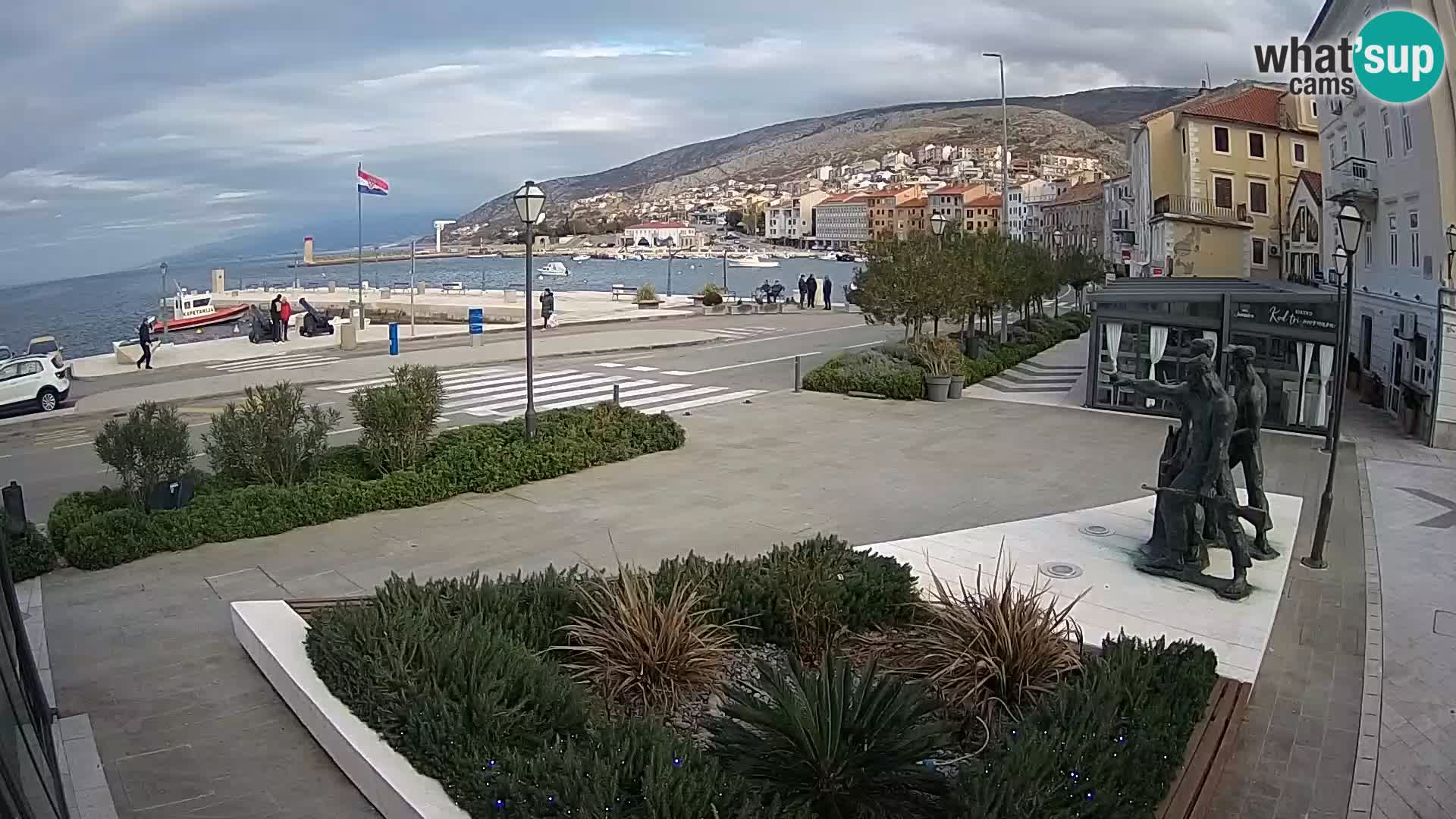 Webcam en vivo Senj riva – paseo marítimo