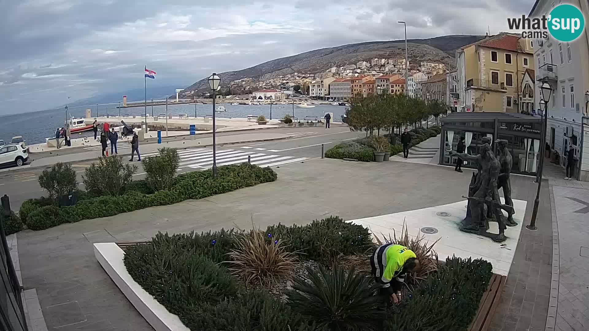 Webcam en vivo Senj riva – paseo marítimo