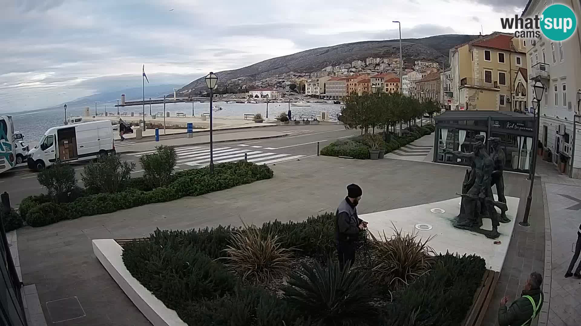 Live webcam Senj riva – fronte mare