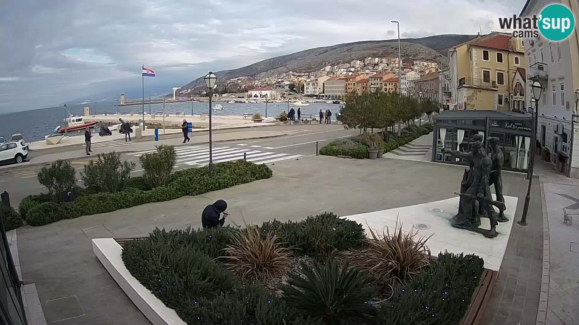 Live-Webcam Senj Riva – direkt am Meer – Kroatien