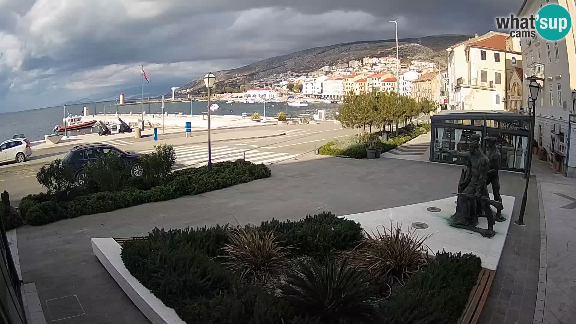 Live-Webcam Senj Riva – direkt am Meer – Kroatien