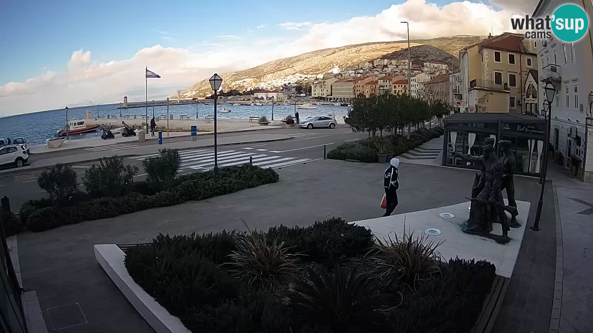 Live webcam Senj riva – fronte mare