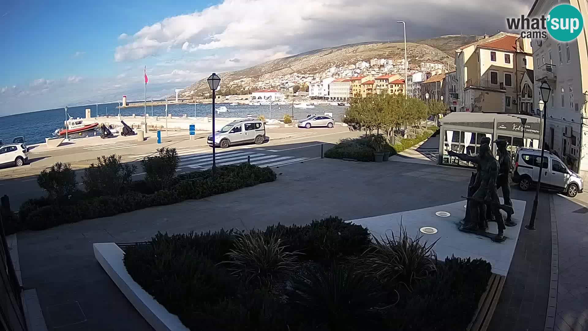 Live webcam Senj riva – fronte mare