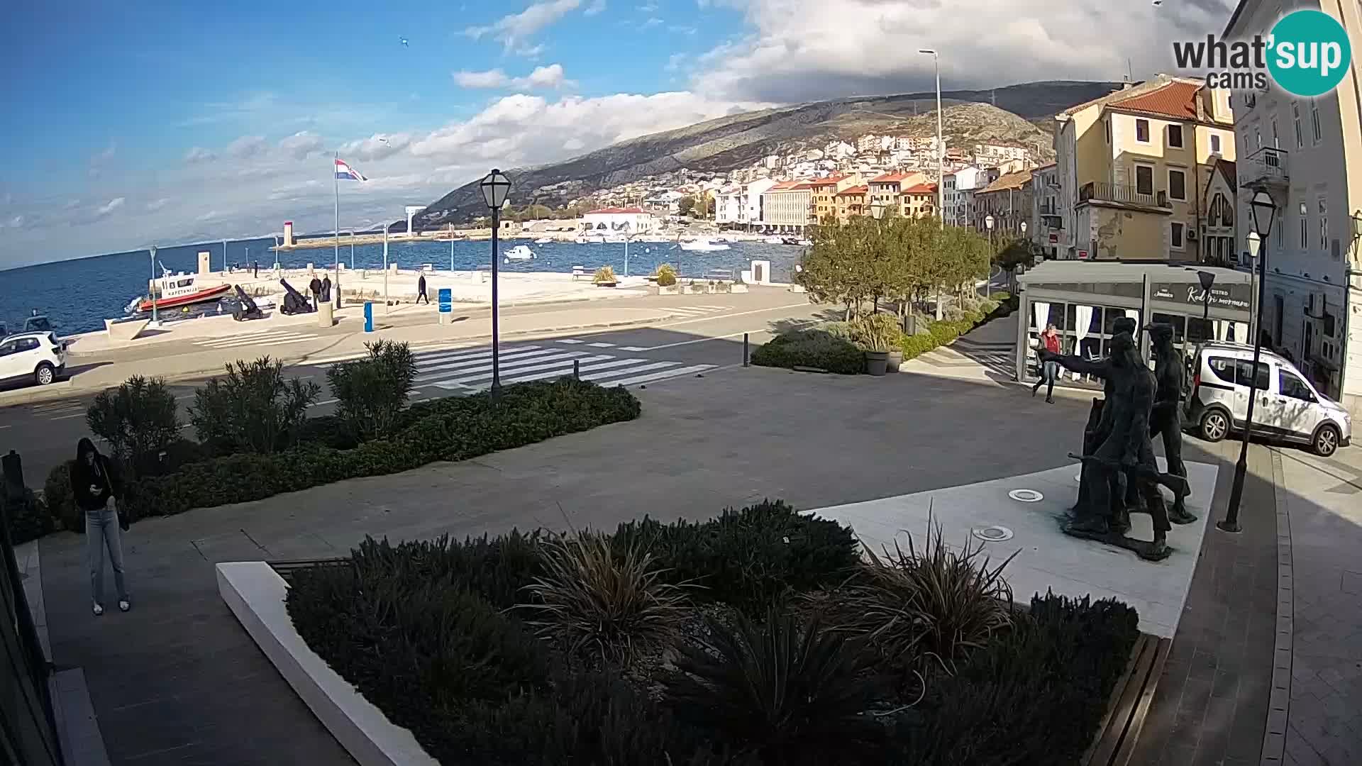 Webcam en vivo Senj riva – paseo marítimo