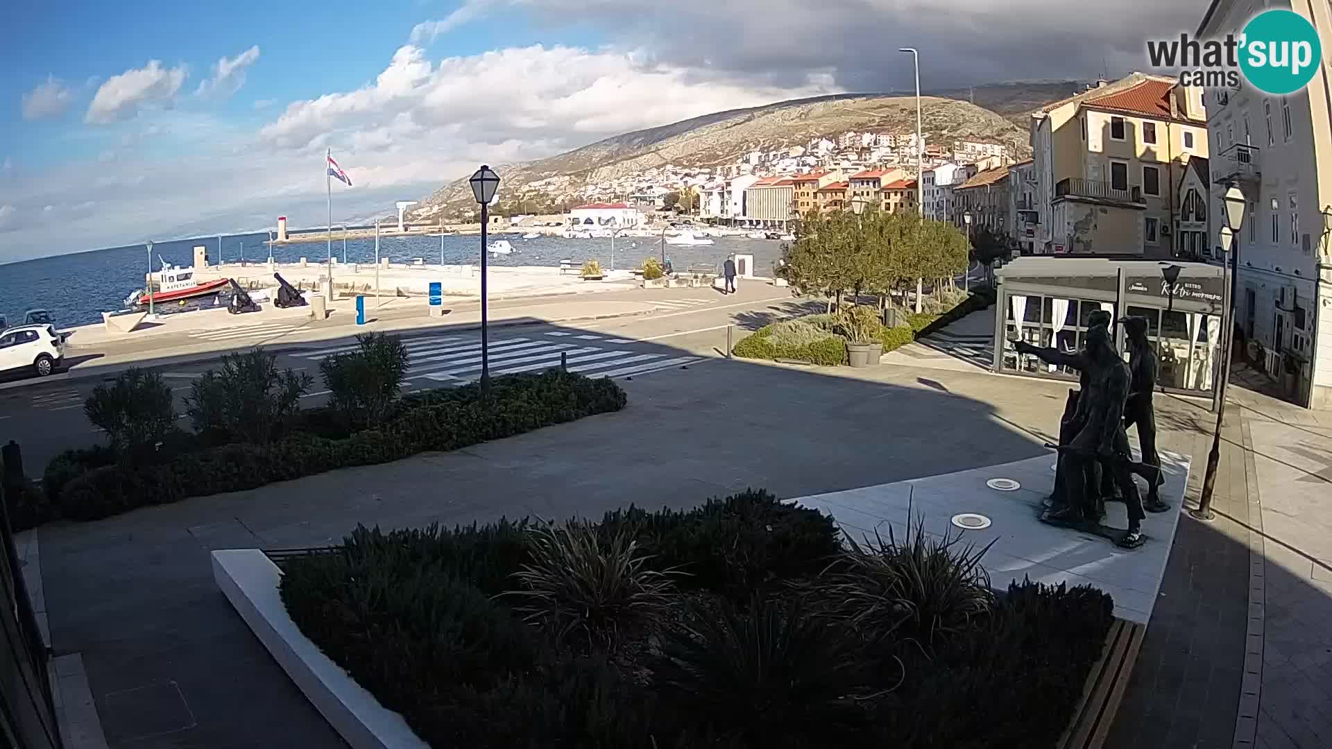 Live webcam Senj riva – fronte mare