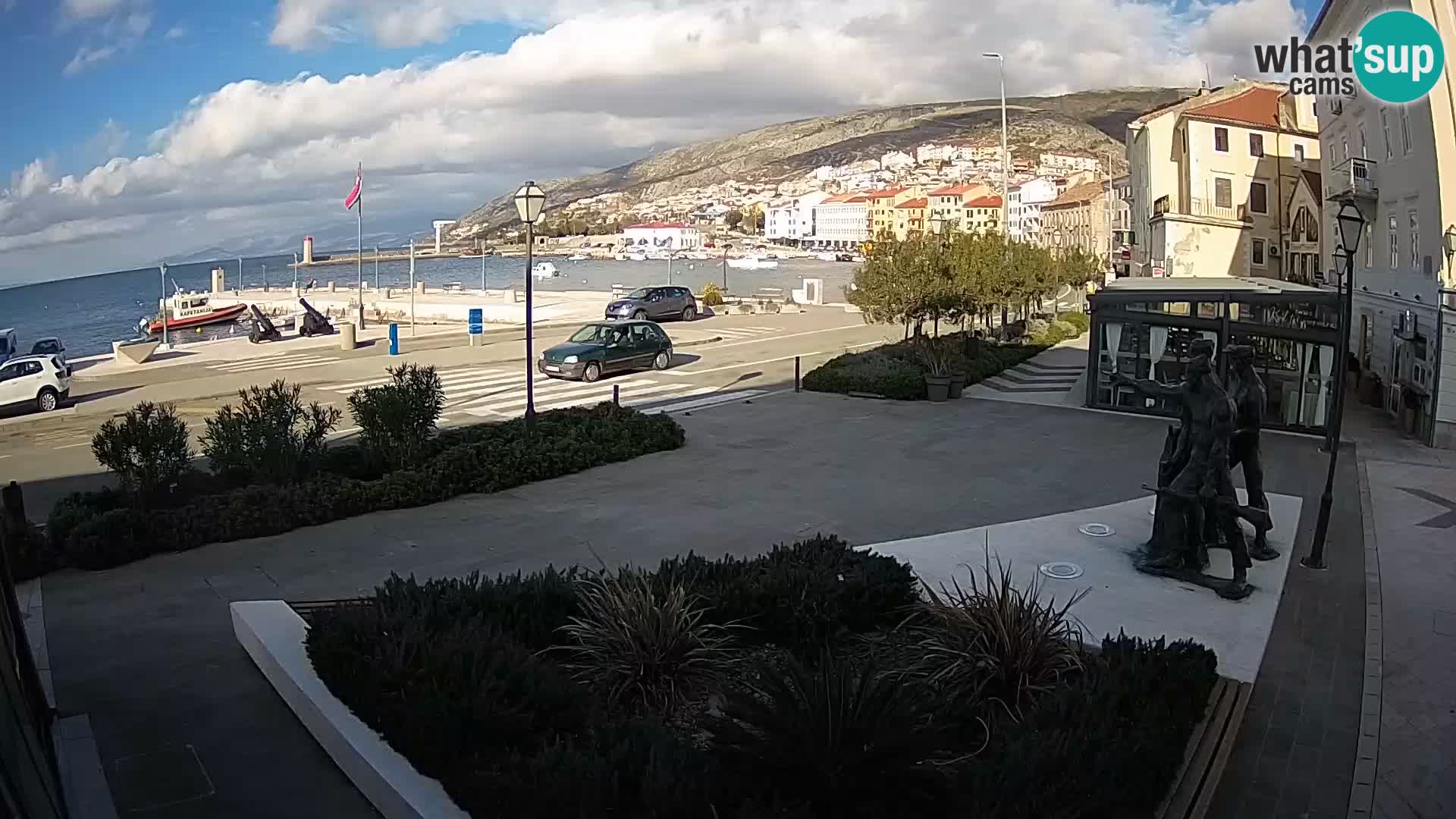 Live webcam Senj riva – fronte mare