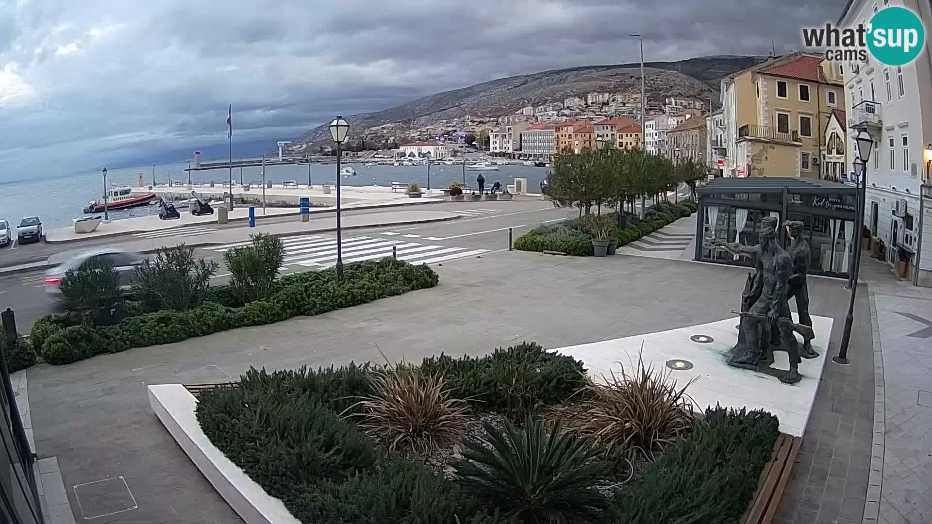 Live webcam Senj riva – fronte mare