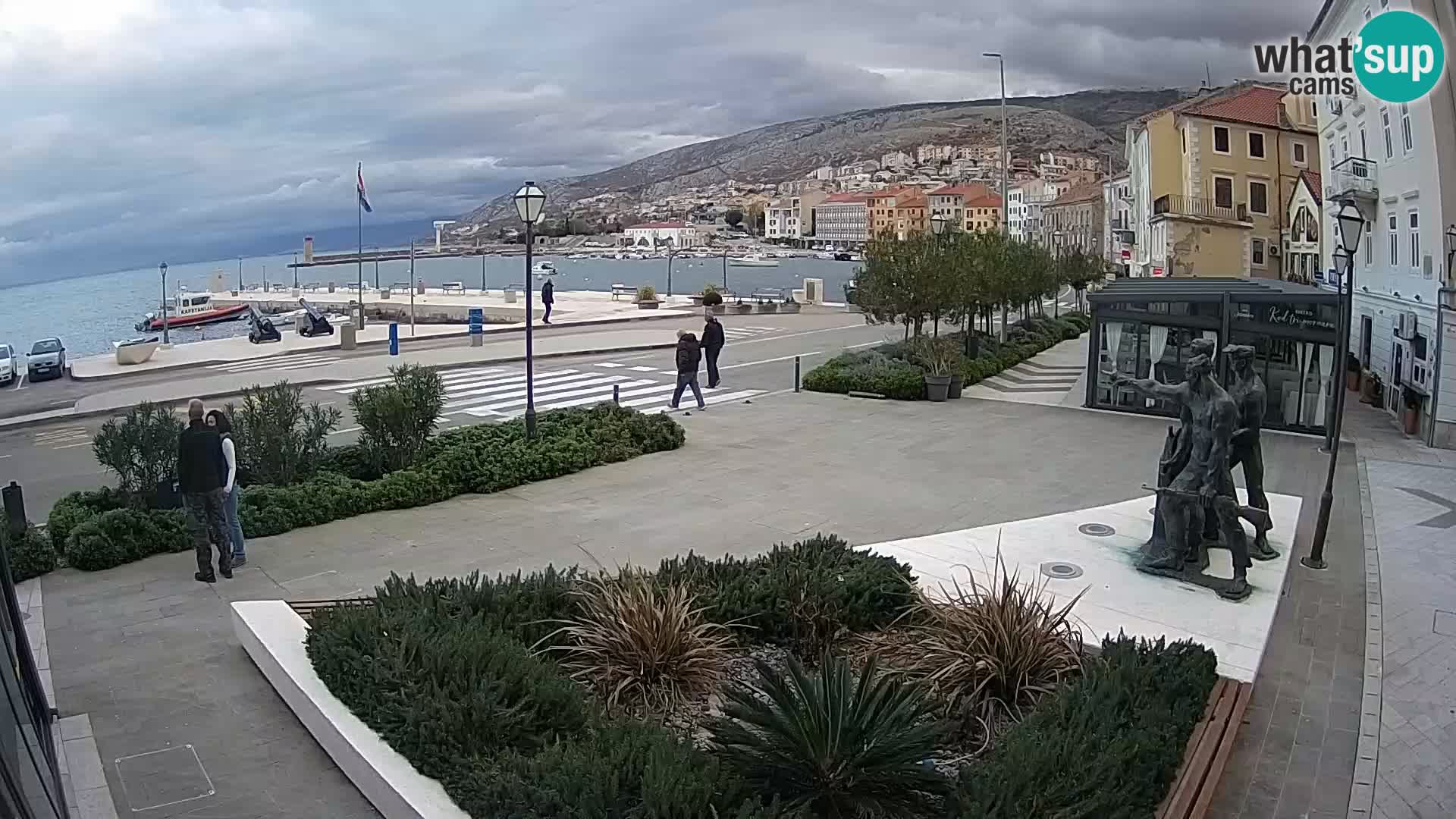 Live webcam Senj riva – fronte mare