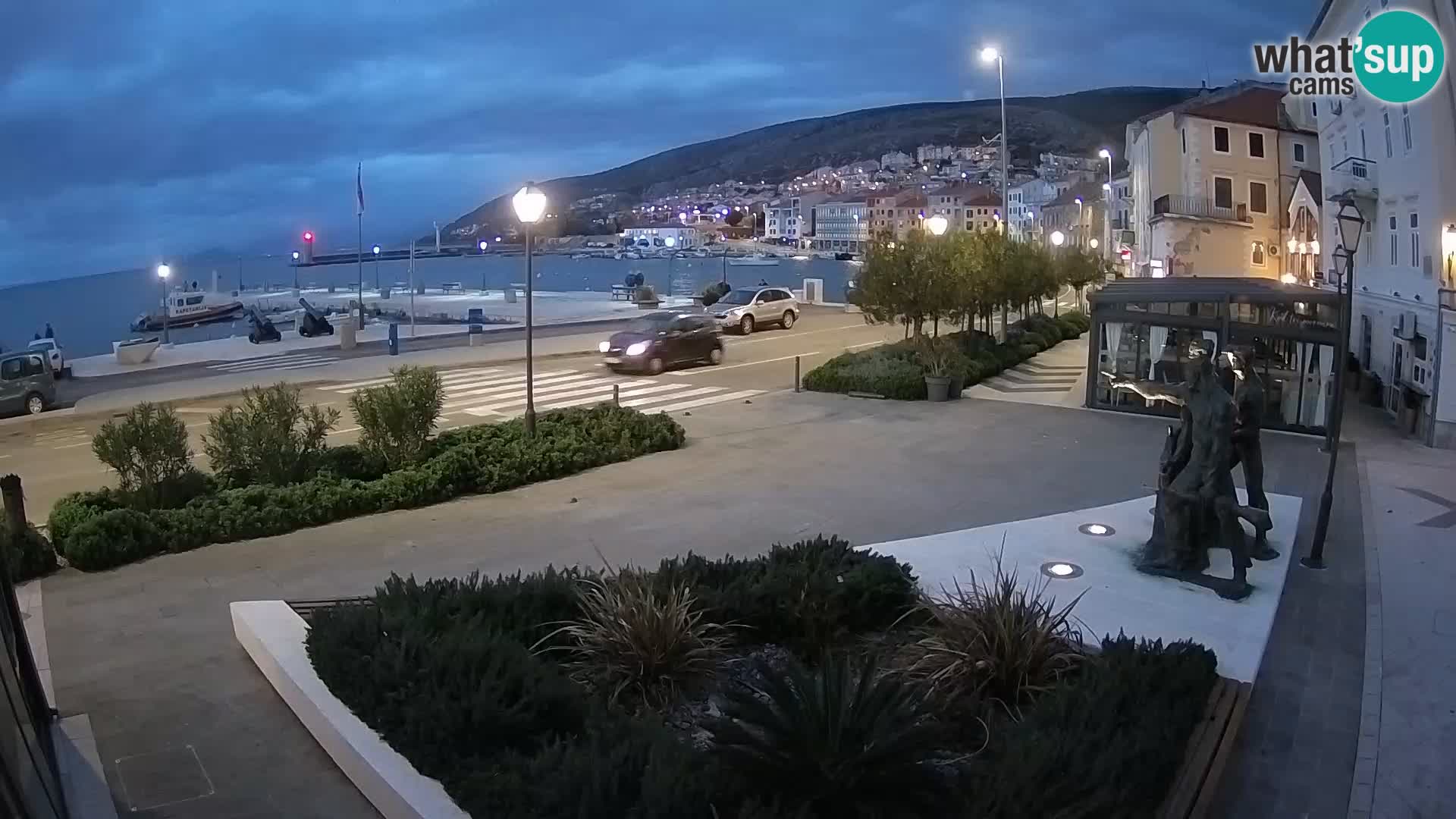 Webcam en vivo Senj riva – paseo marítimo