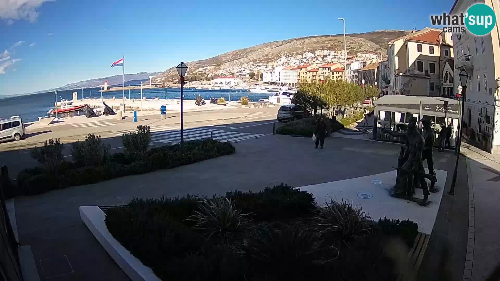 Live webcam Senj riva – fronte mare