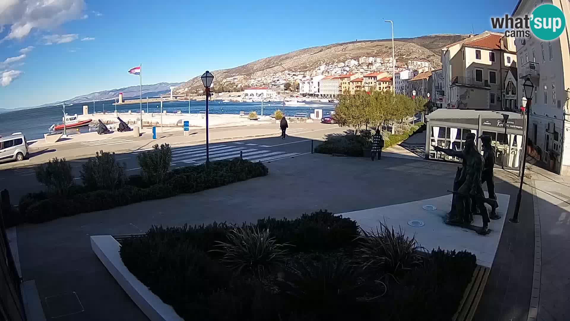 Webcam en vivo Senj riva – paseo marítimo