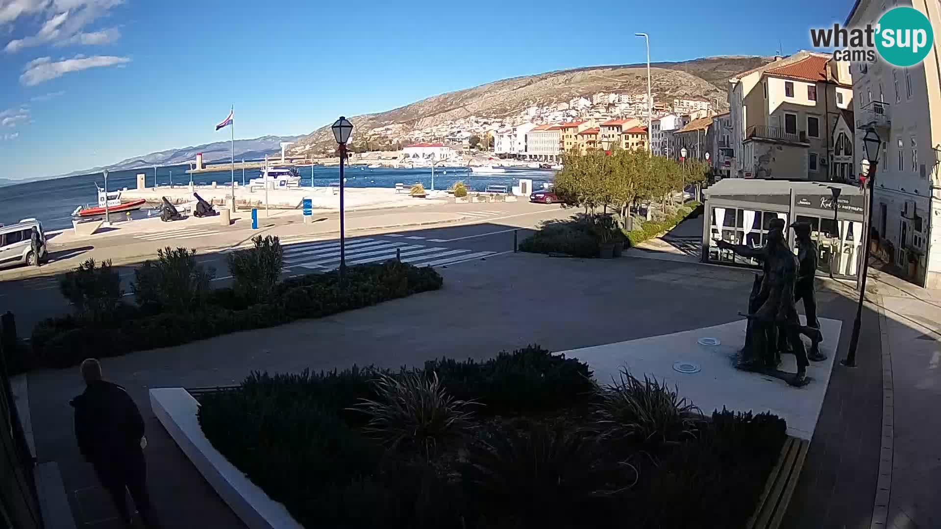 Live-Webcam Senj Riva – direkt am Meer – Kroatien