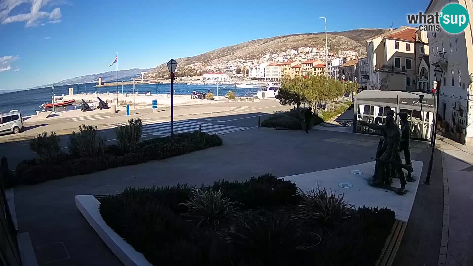 Live webcam Senj riva – fronte mare