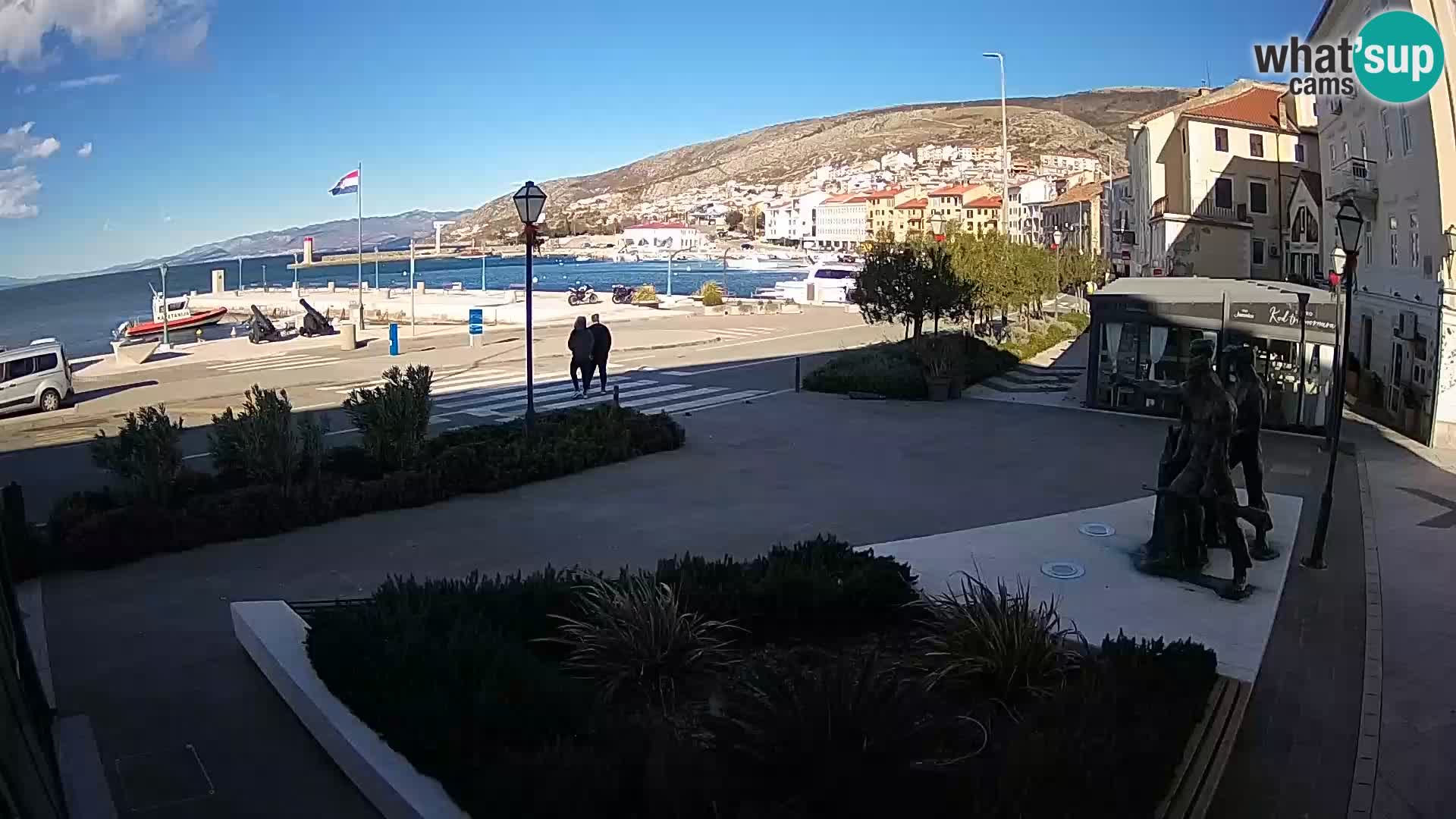 Live-Webcam Senj Riva – direkt am Meer – Kroatien