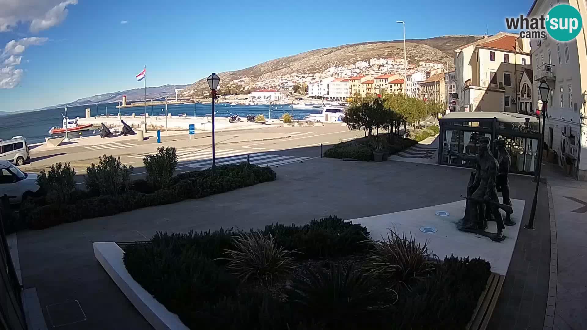 Live-Webcam Senj Riva – direkt am Meer – Kroatien