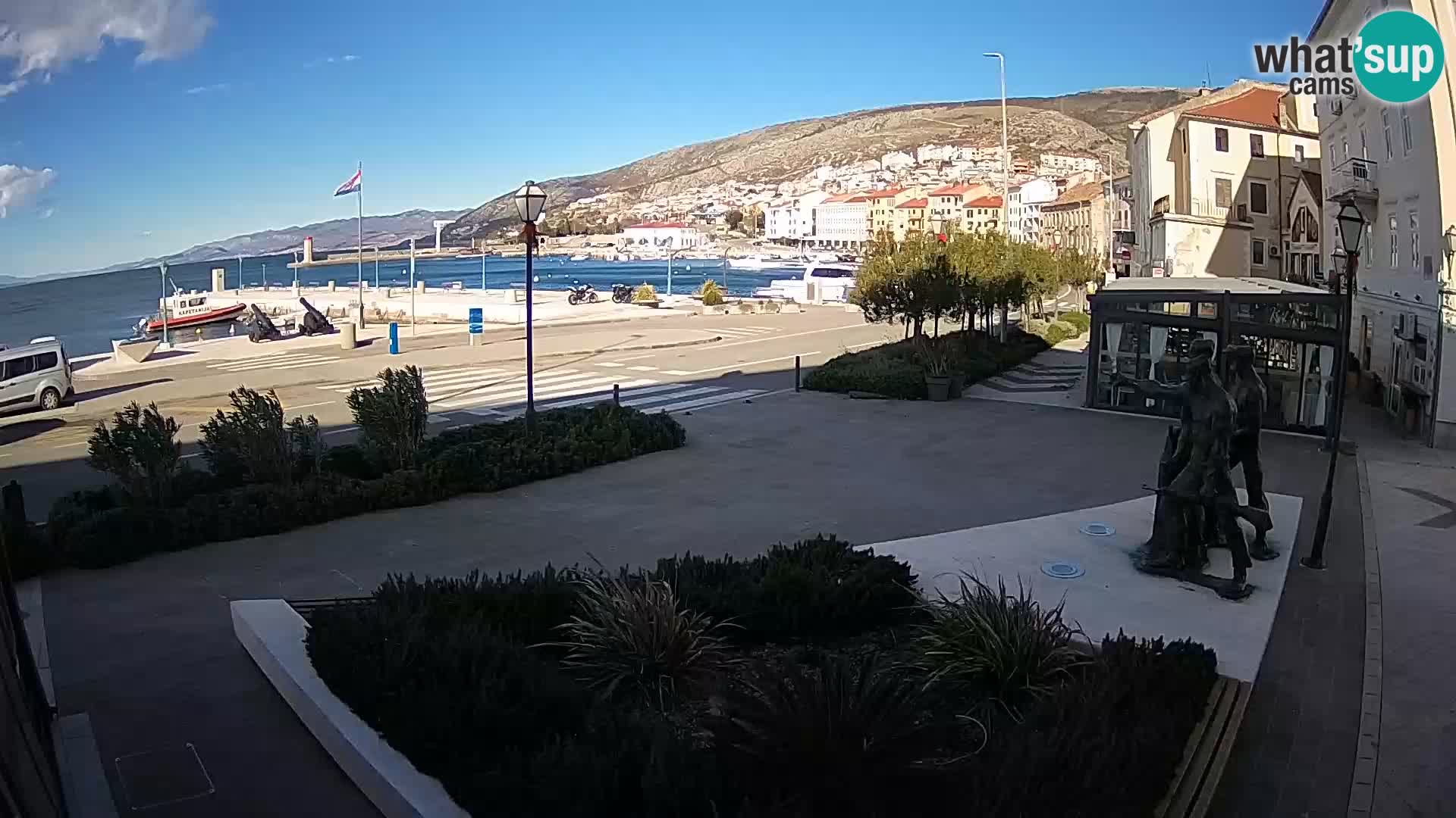 Live-Webcam Senj Riva – direkt am Meer – Kroatien