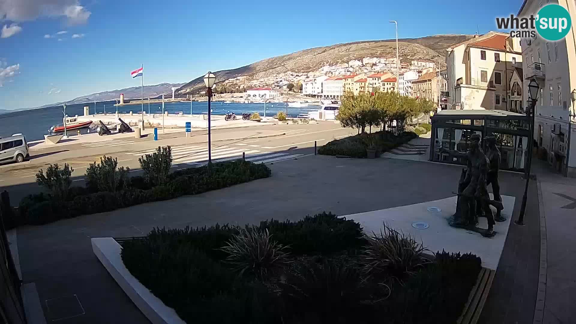 Live-Webcam Senj Riva – direkt am Meer – Kroatien