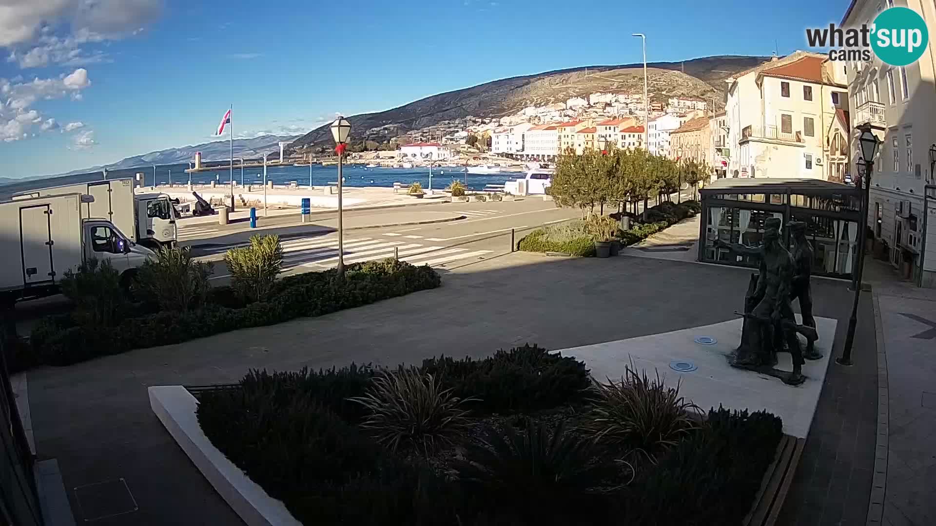 Webcam en vivo Senj riva – paseo marítimo