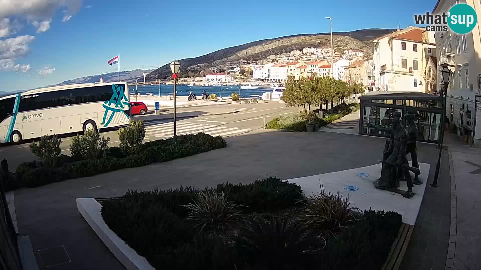 Live-Webcam Senj Riva – direkt am Meer – Kroatien