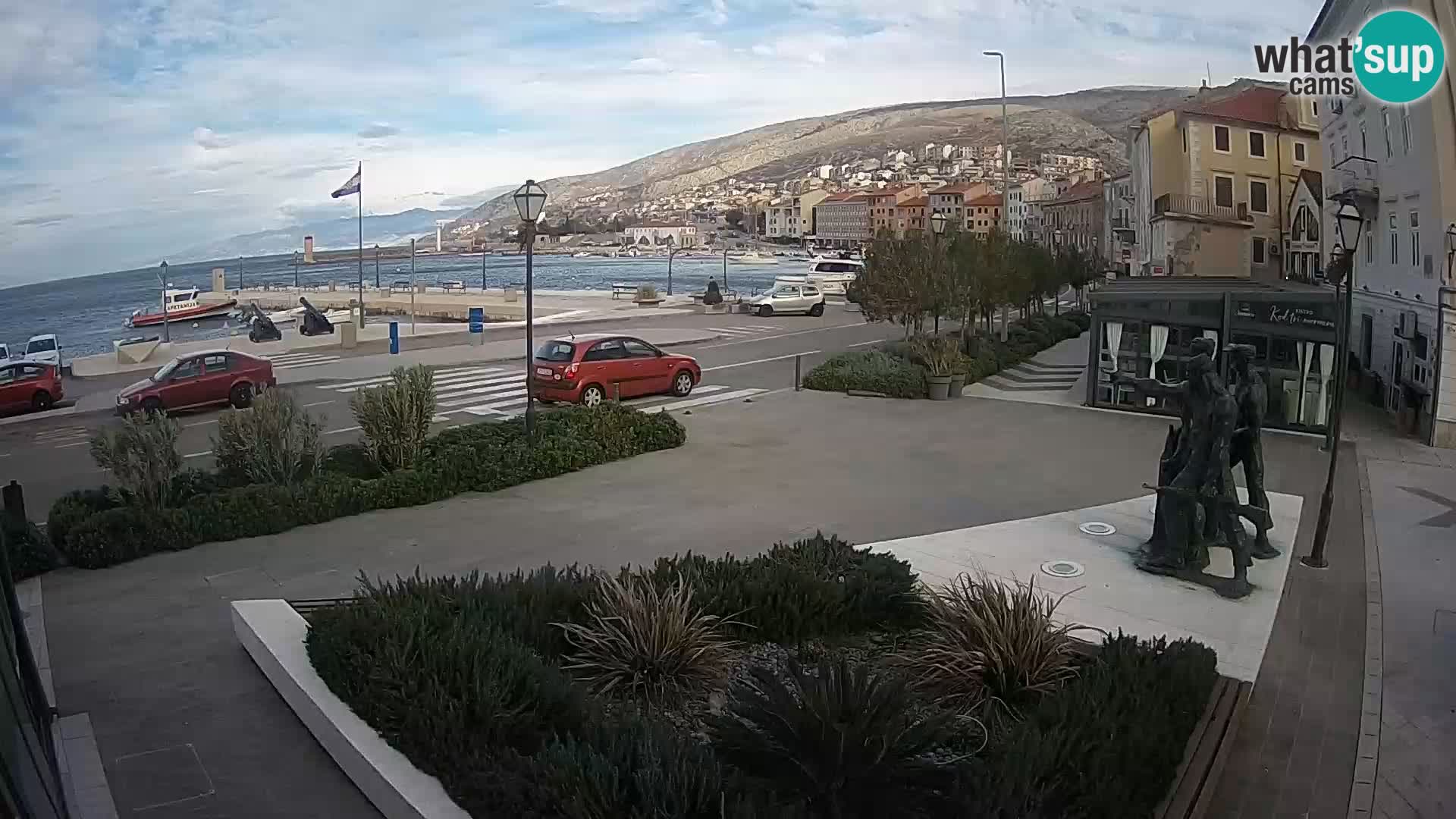 Live-Webcam Senj Riva – direkt am Meer – Kroatien