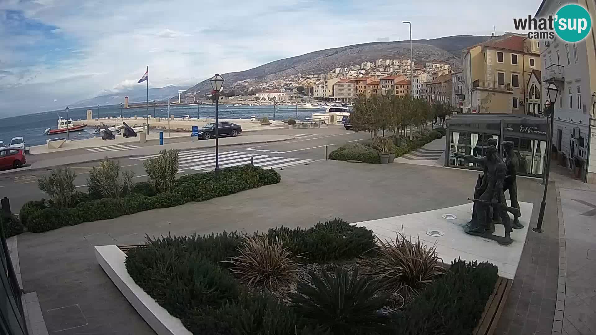 Live-Webcam Senj Riva – direkt am Meer – Kroatien