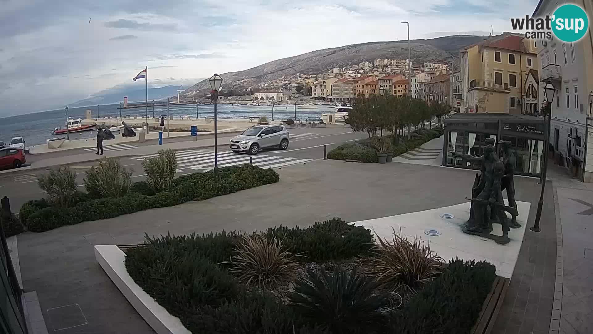 Live-Webcam Senj Riva – direkt am Meer – Kroatien